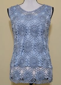 Crochet sleeveless top